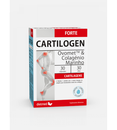 Cartilogen Forte - 30 Cápsulas - Dietmed